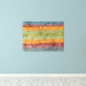 クレー – ツリー子供部屋 キャンバスプリント (インサイチュ (ウッドフロア))