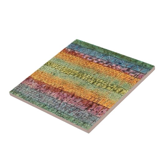 クレー – ツリー子供部屋 タイル (側面)