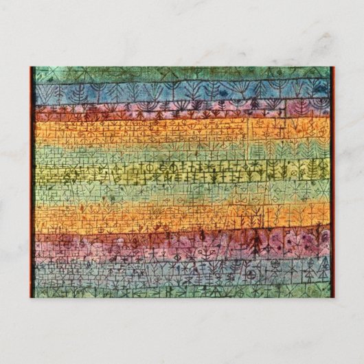 クレー – ツリー子供部屋 ポストカード (正面)