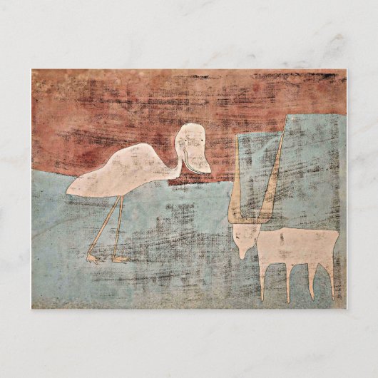 クレー – ティエフロウントシャフト ポストカード (正面)