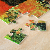 クレー – ド赤と白ーム ジグソーパズル (側面)