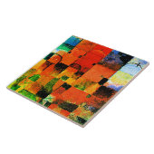 クレー – ド赤と白ーム タイル (側面)