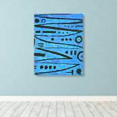 クレー – ヒロイックフィドリング–1938 キャンバスプリント (インサイチュ (ウッドフロア))