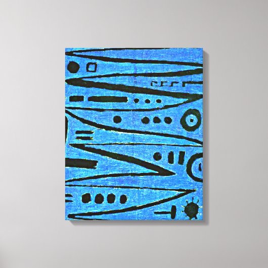 クレー – ヒロイックフィドリング–1938 キャンバスプリント (正面)