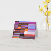 クレー – ファイア夕べ カード (黄色い花)