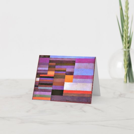 クレー – ファイア夕べ カード (正面)