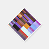 クレー – ファイア夕べ スタンダードカクテルナプキン (角)