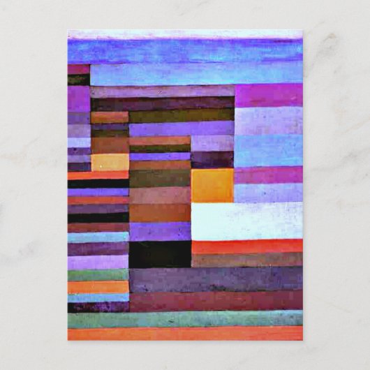 クレー – ファイア夕べ ポストカード (正面)