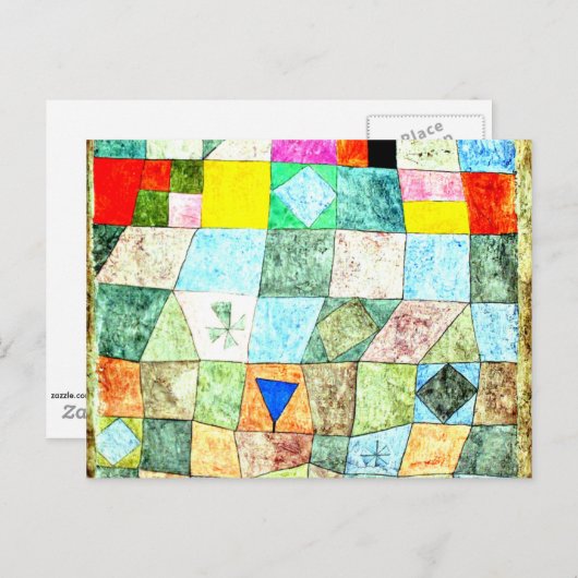 クレー – フリーンドリシズスピエルアナゴリア ポストカード (正面/裏面)