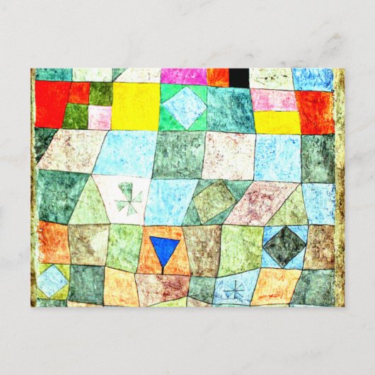 クレー – フリーンドリシズスピエルアナゴリア ポストカード (正面)