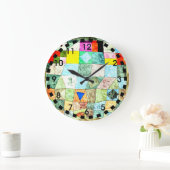 クレー – フリーンドリシズスピエルアナゴリア ラージ壁時計 (ホーム)