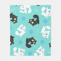 クレー&プチタキュードルブランケット（アクア）