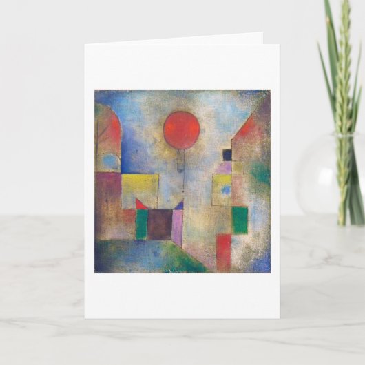 クレー・レッドバルーン カード (正面)