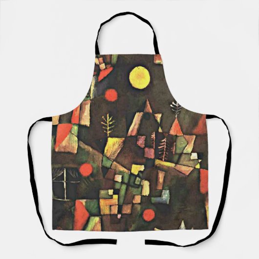 クレー – 満月 エプロン (正面)