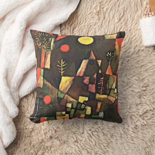 クレー – 満月 クッション (ブランケット)