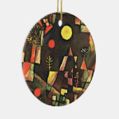 クレー – 満月 セラミックオーナメント (右)