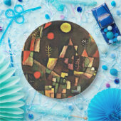 クレー – 満月 ペーパープレート (パーティー)