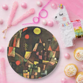 クレー – 満月 ペーパープレート (パーティー)