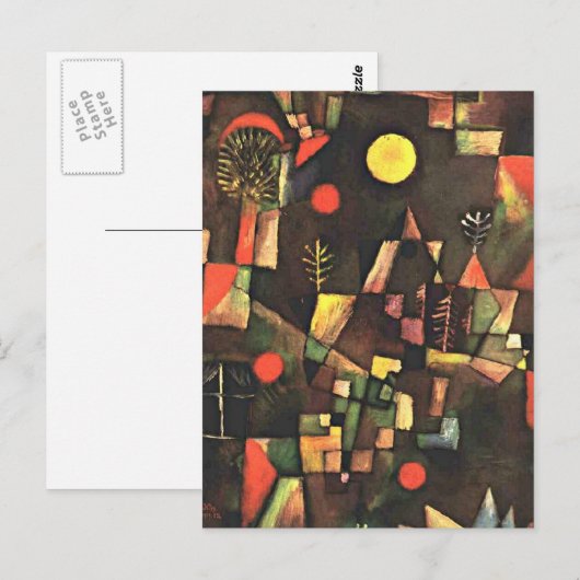 クレー – 満月 ポストカード (正面/裏面)