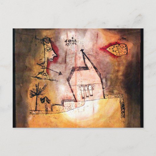 クレーBebende kapelle anagoria ポストカード (正面)