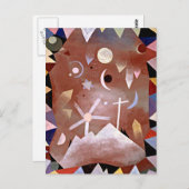 クレーUberベルゲショエ ポストカード (正面/裏面)