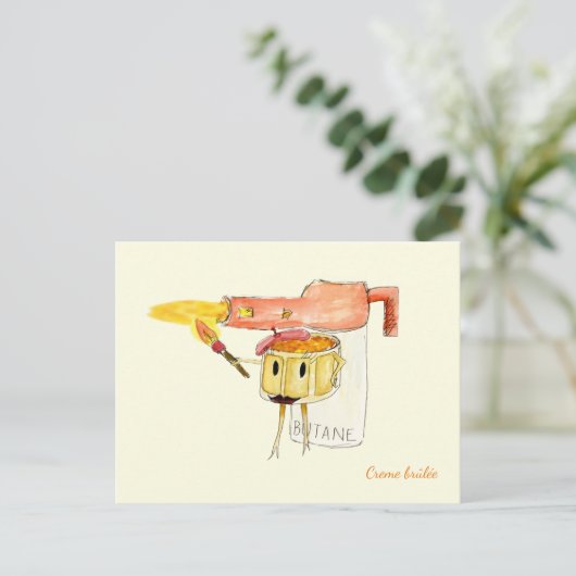 クレ予測できなームブルーリーデザーおもしろいト漫画のユーモア ポストカード (スタンド正面)