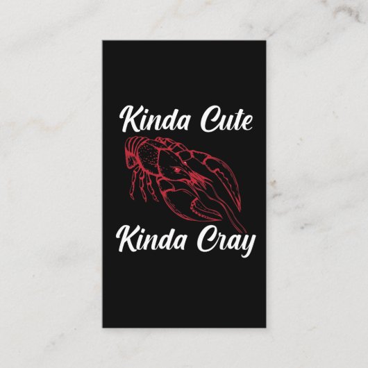 クロおもしろいウフィッシュがきんだかわいいきんだクレイをゆでる 名刺 (正面)