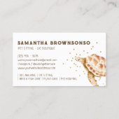 クロアカウミガメ科 カレッタ 名刺 (裏面)