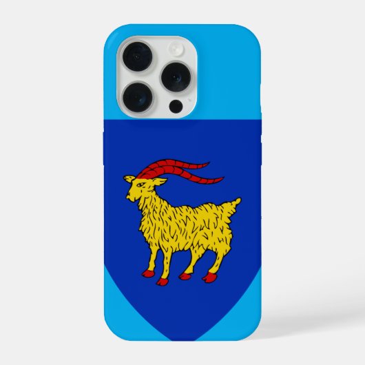 クロアチアのイストラの紋章 iPhoneケース (裏面)
