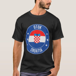 クロアチアのオトク市 Tシャツ