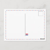 クロアチアのクルカ国立公園の滝 ポストカード (裏面)