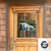 クロアチアのクルカ国立公園 - ダルマチア地方の滝 ウィンドウサイン (ホームデコレーション)