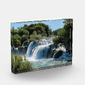 クロアチアのクルカ国立公園 - ダルマチア地方の滝 フォトブロック (左)