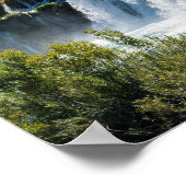 クロアチアのクルカ国立公園 - ダルマチア地方の滝 ポスター (角)