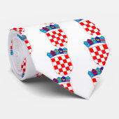 クロアチアのクロアチアの紋章、Hrvatskaの紋章付き外衣 ネクタイ (ロール)