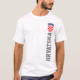 クロアチアのコート・オブ・アームズ Tシャツ