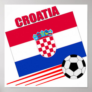 クロアチアのサッカーチーム ポスター