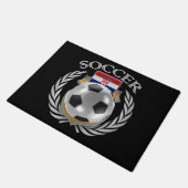 クロアチアのサッカー2016ファンのギア ドアマット (アングル)