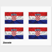 クロアチアのシール 長方形シール (シート)