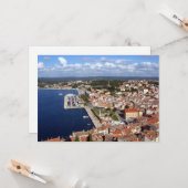 クロアチアのスカイライン カード (正面/裏面インサイチュ)