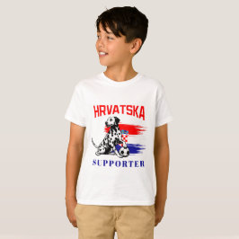 クロアチアのスクールスポーツ選手かわいいダルマチア Tシャツ