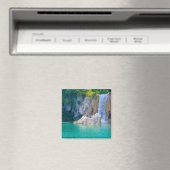 クロアチアのプリツヴィツェ国立公園の滝 マグネット (インサイチュ (食洗機))