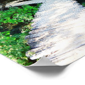 クロアチアのプリトヴィツェ国立公園 ポスター (角)