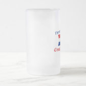 クロアチアのプリンセスに結婚した フロストグラスビールジョッキ (中央)