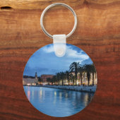 クロアチアのプロムナードを分割 キーホルダー (正面)