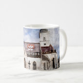 クロアチアのマグザグレブ コーヒーマグカップ (正面右)