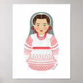 クロアチアのマトリョーシュカ ポスター (正面)