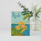 クロアチアのラブ島 ポストカード (スタンド正面)