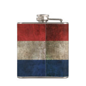 クロアチアのヴィンテージの動揺してな旗 フラスク (裏面)