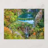 クロアチアの五湖 ポストカード (正面)